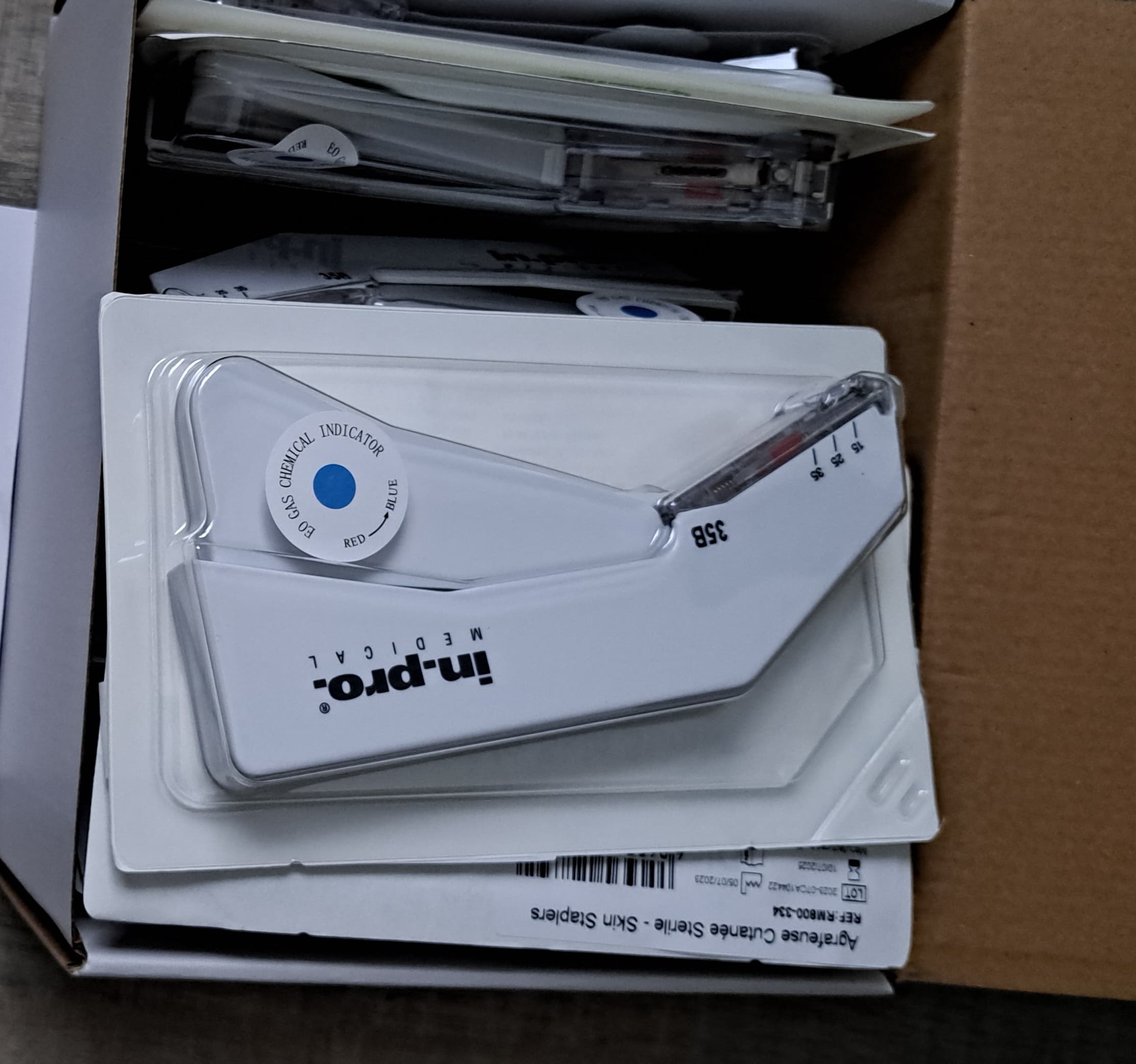 agrafeuses cutanée steril in-pro médical