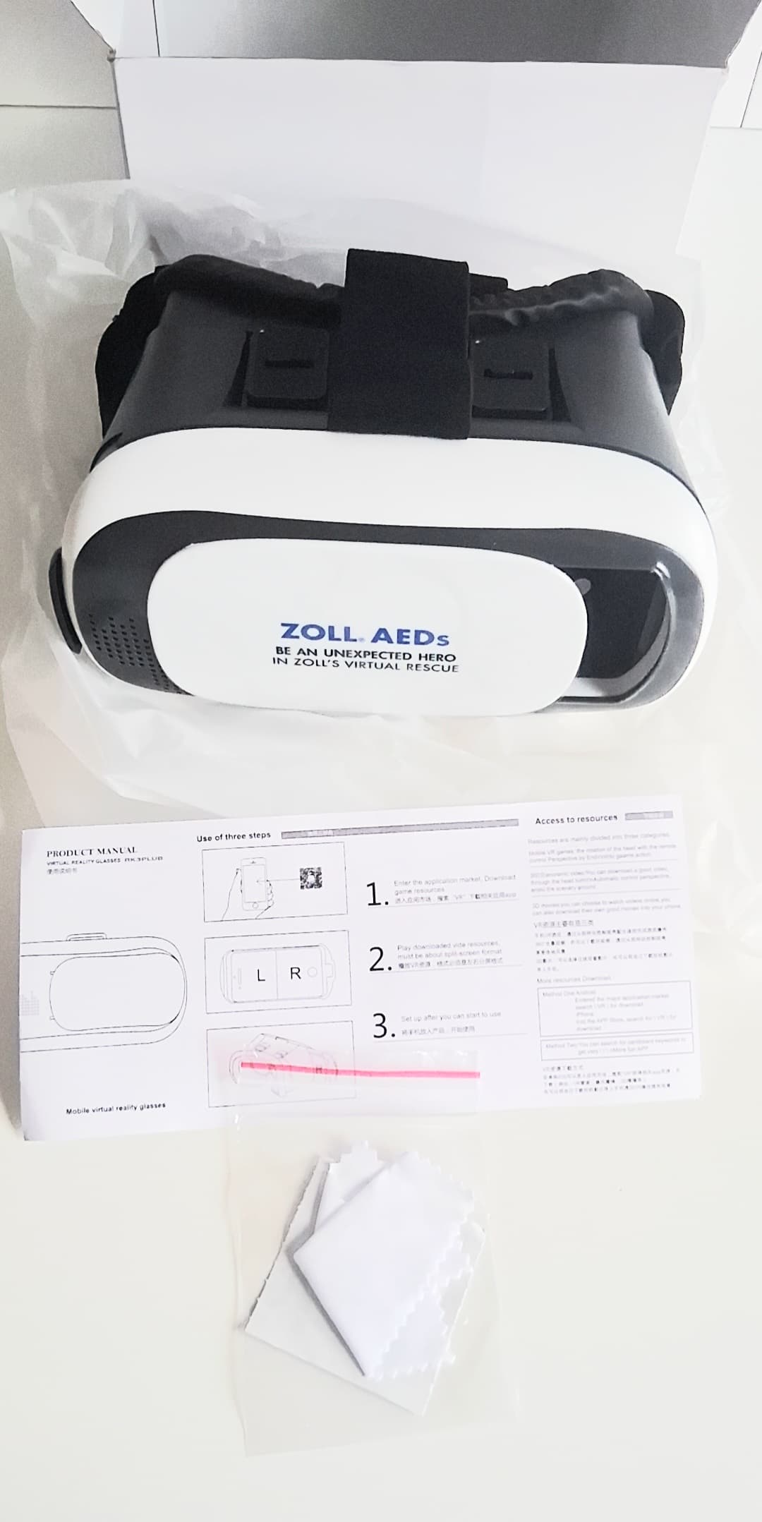 Masque de réalité virtuelle Zoll RCP – Formation secourisme – Neuf