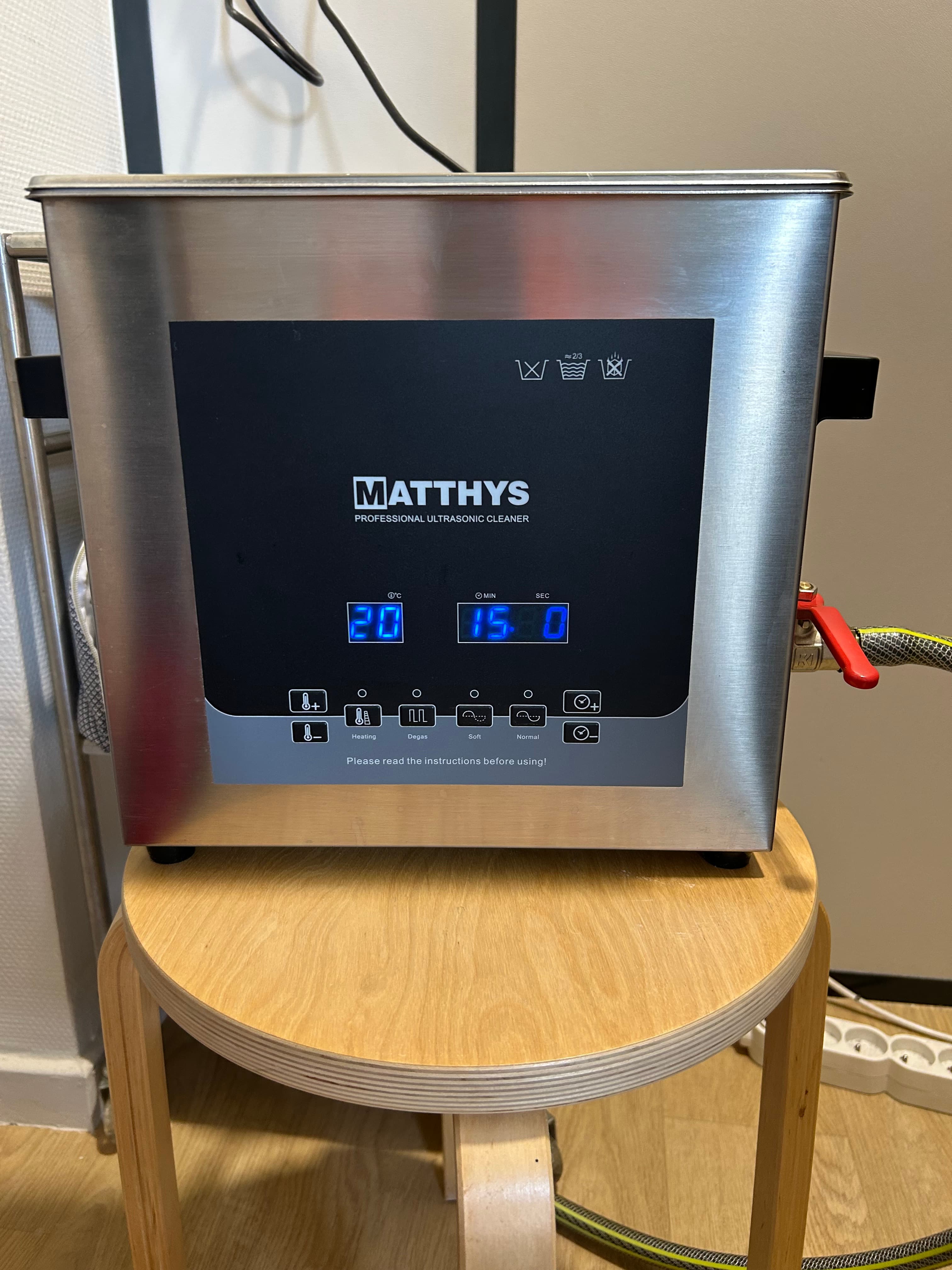 Bac nettoyeur à ultrason Mathy 6L