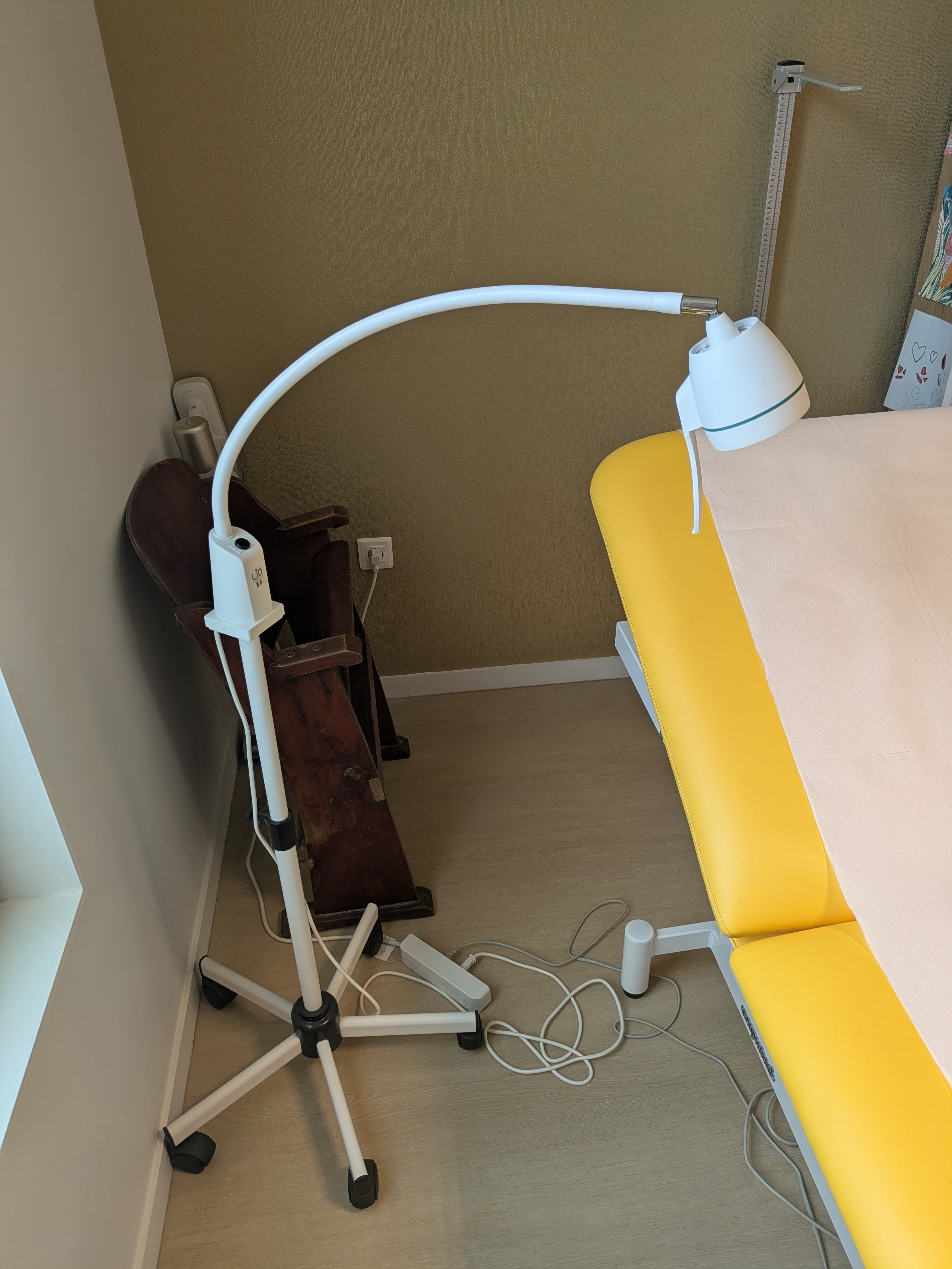 Lampe d'examen LED Lid Hepta (Coloris-3 : Blanc, Accessoires et options