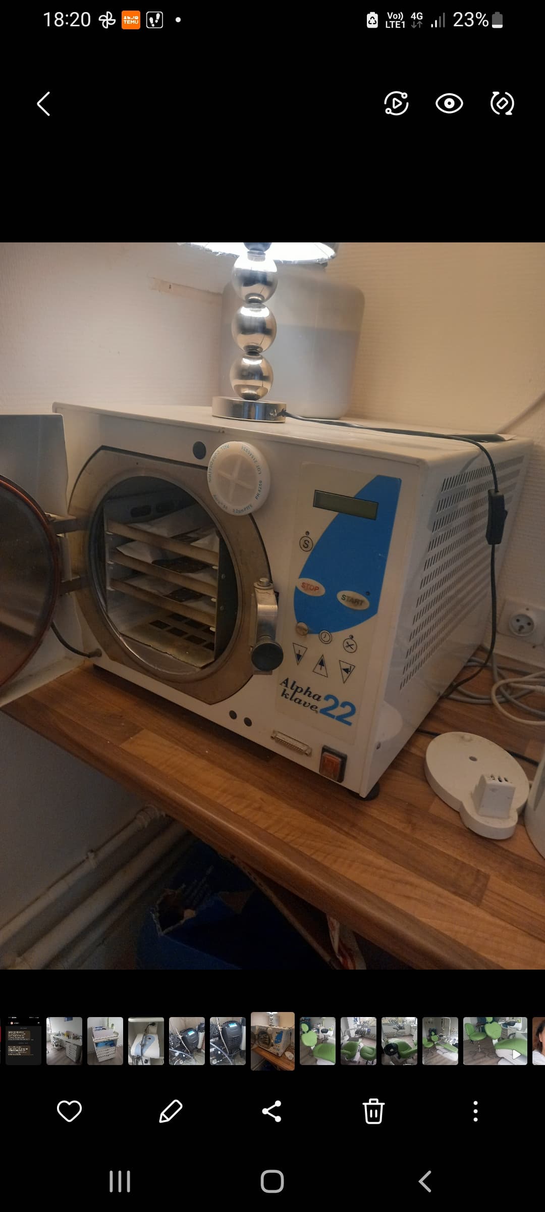 Autoclave alphaclave 22