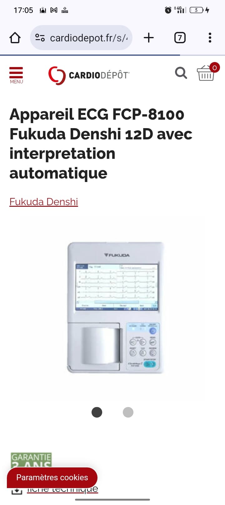 Électrocardiogramme