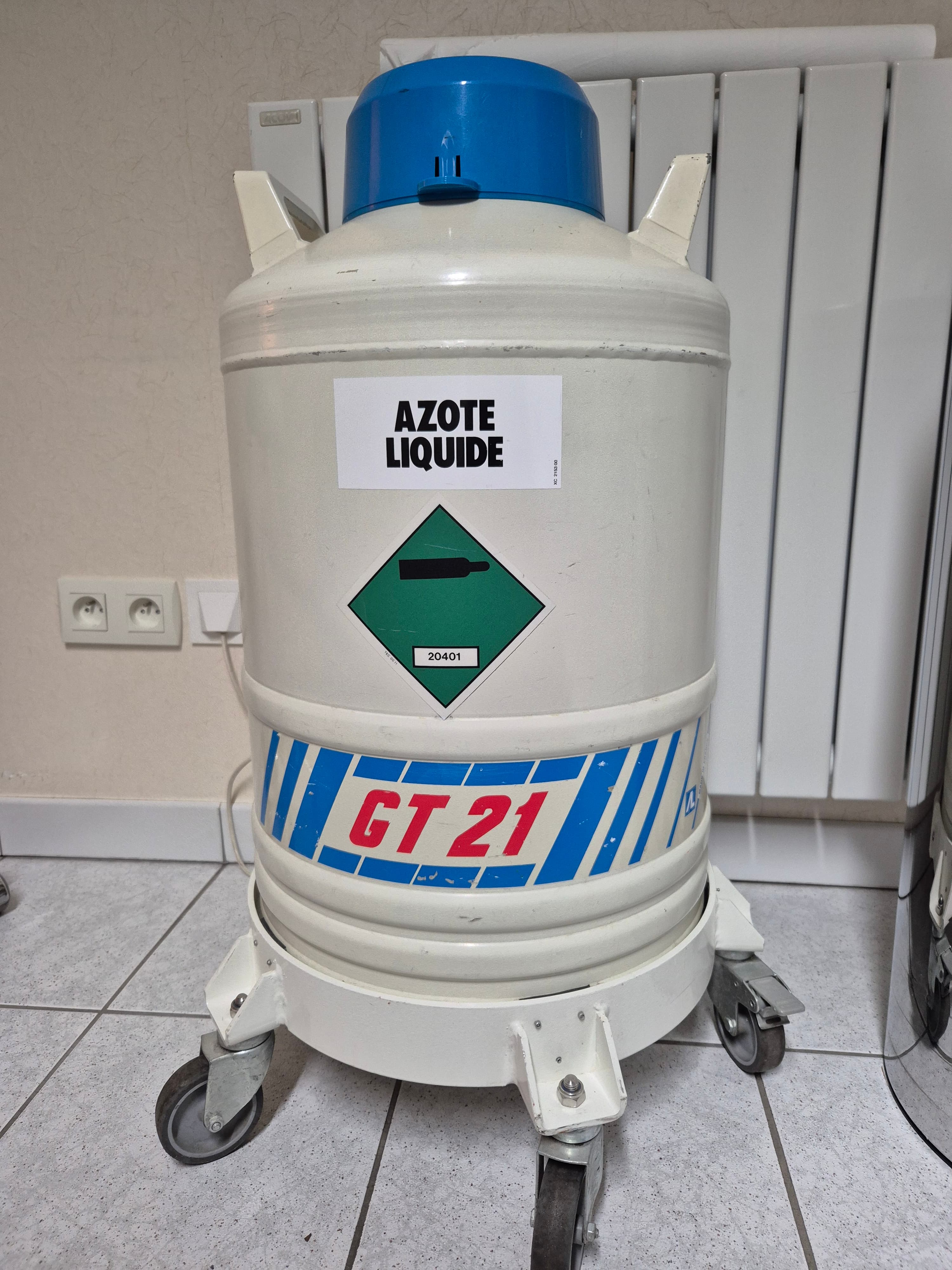 Réservoir Azote liquide ( 20 Litres ) Air Liquide