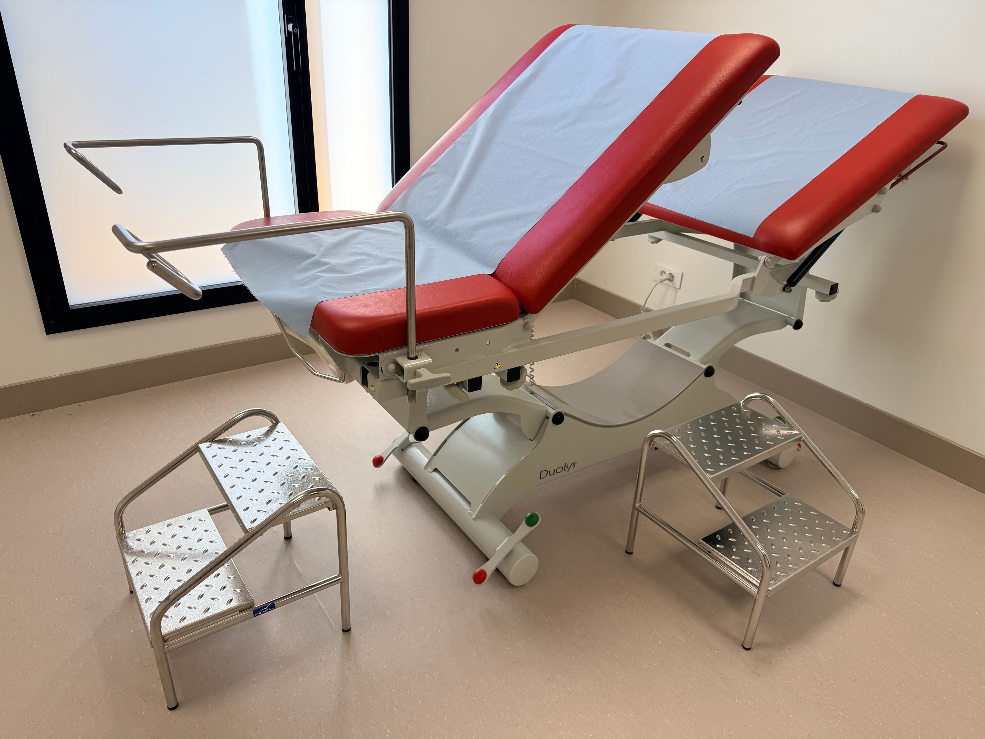 Divan Examen Médical et Gynécoloque Electrique